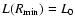 $L(R_{\rm min})=L_0$