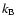 ${k_{\rm B}~}$