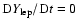 ${\rm D}Y_{\rm lep}/{\rm D}t=0$