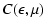 $\displaystyle {C}(\epsilon,\mu)$