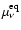 $\mu_\nu^{\rm eq}$