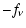 $\displaystyle -f_\nu$