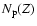 $N_{\rm p}(Z)$