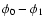 $\phi_0-\phi_1$