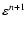 $\varepsilon^{n+1}$