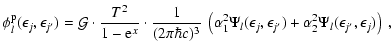 $\displaystyle \phi^{\rm p}_l(\epsilon_j,\epsilon_{j'})={\cal G}\cdot
\frac{T^2}...
...epsilon_j,\epsilon_{j'})
+\alpha_2^2\Psi_l(\epsilon_{j'},\epsilon_j)
\right)
~,$