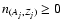 $n_{(A_j,Z_j)}\ge 0$