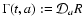 $\Gamma(t,a):={\cal D}_a R$