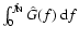 $ \int_0^{f_{\rm N}}\hat{G}(f) ~ {\rm d}f $