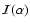 ${\cal I}(\alpha)$
