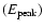 $(E_{\rm peak})$