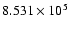 $8.531\times 10^5$