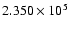 $2.350\times 10^5$