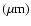 $\rm (\mu m)$