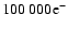 $\rm 100~000e^-$