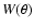 $W(\theta)$