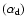 $(\alpha _{\rm d})$