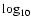 $\log_{10}$