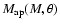 $M_{\rm ap}(M,\theta)$