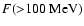 $F({>}100
~{\rm MeV})$