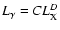 $L_{\gamma} = C L_{\rm X}^D$