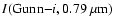 $I ({\rm Gunn-}i, 0.79~\mu {\rm m})$