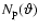 $N_{\rm p}({\vartheta})$
