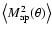 $\left\langle M_{\rm ap}^2(\theta) \right\rangle$