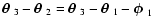 ${\textfont1=\bolditalics \hbox{$\bf\theta$ }}_3-{\textfont1=\bolditalics \hbox{...
...olditalics \hbox{$\bf\theta$ }}_1-{\textfont1=\bolditalics \hbox{$\bf\phi$ }}_1$
