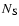 $N_{\rm S}$