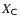 $X_{\rm C}$
