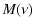 $\displaystyle M( \nu)$