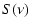 $\displaystyle S( \nu)$