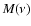 $M(\nu)$