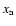 $x_{\rm a}$