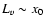 $L_{v} \sim x_{0}$