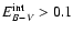 $E^{\rm int}_{B-V} > 0.1$
