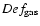 $Def_{{\rm gas}}$