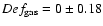 $Def_{{\rm gas}}=0 \pm 0.18$