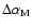 $\Delta \alpha_{\rm M}$
