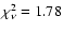 $\chi^2_{\nu} = 1.78$