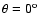 $\theta =0^{\rm o}$