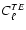 $C_\ell^{TE}$