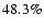$48.3\%$