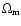 $\Omega_{{\rm m}}$