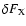 $\delta F_{{\rm X}}$