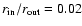 $r_{\rm in}/r_{\rm out}=0.02$