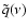 $\tilde{q}(\nu)$