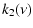 $\displaystyle k_2(\nu)$