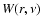 $W(r,\nu)$